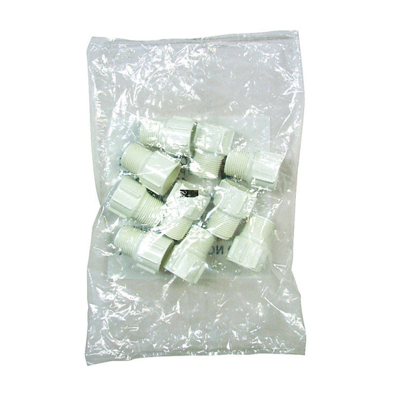 Charlotte Pipe And Foundry Charlotte Pipe Schedule 40 1 in. Slip X 1 in. D MPT PVC Pipe Adapter 10 pk PVC02109C1000 - main